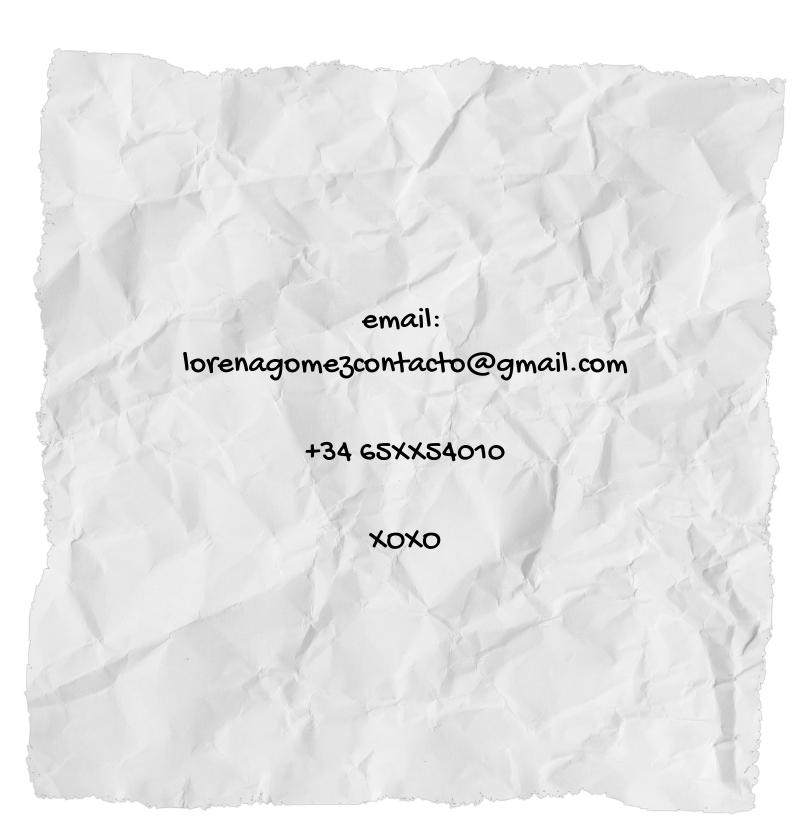 Nota abierta con datos de contacto